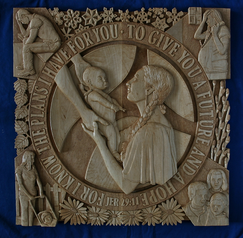Carving for Chapel in Correctional Centre